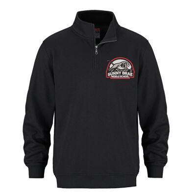Staff -Adult 1/4 Zip Sweatshirt (Embroidered Logo) Thumbnail